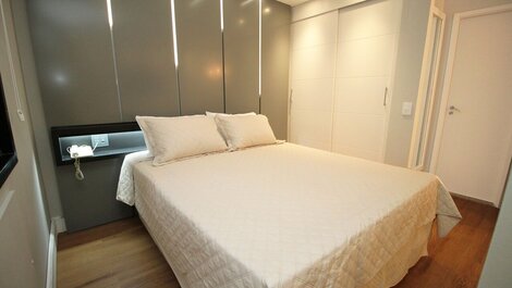 Flat moderno nos Jardins, cozinha e Netflix (6o)