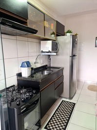 Apartamento com varanda Gourmet