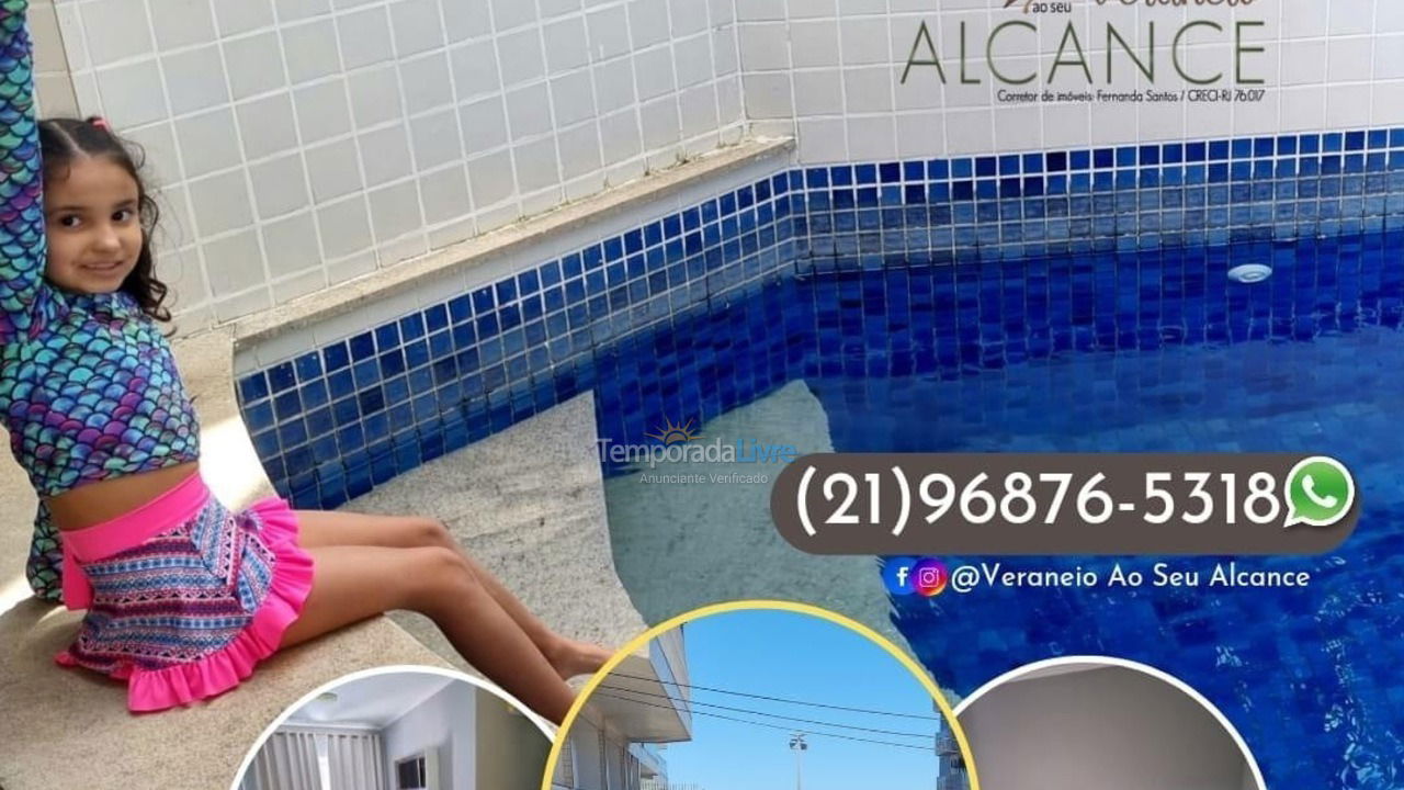 Apartamento para aluguel de temporada em Cabo Frio (Praia do Forte)