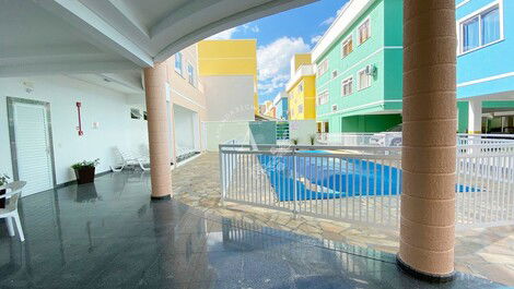 Apartment 05 people in condominium with pool Praia de Bombas