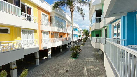 Apartment 05 people in condominium with pool Praia de Bombas