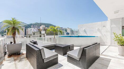 Rio037 - Cobertura de 3 suites con piscina en Ipanema