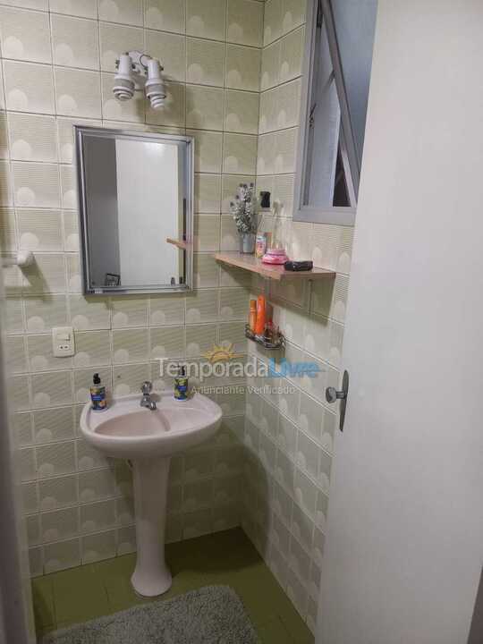 Apartment for vacation rental in Santos (Boqueirão)