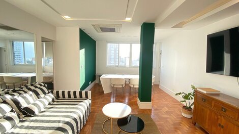 Renovated apartment near Ipanema beach with 89m2