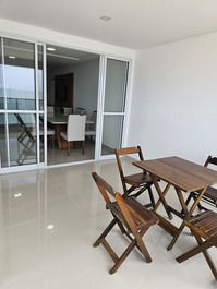 Apto Beira 3 Bedrooms Luxury, 1 suite, with 2 GAR