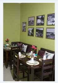 Sala de café que atende os apartamentos