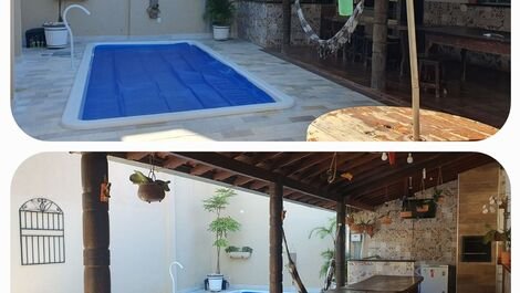 Casa arejada, confortável com piscina