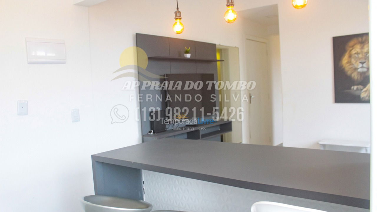 Apartamento para aluguel de temporada em Guarujá (Praia do Tombo)