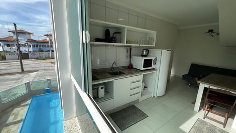 Apartamento de 1 dormitorio para 4 personas con piscina en Praia de Mariscal