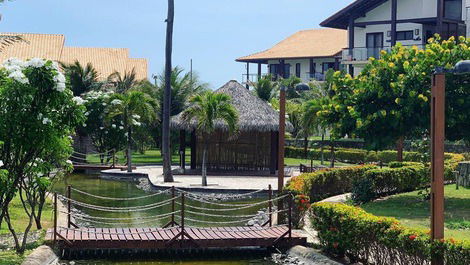 Duplex house overlooking the sea