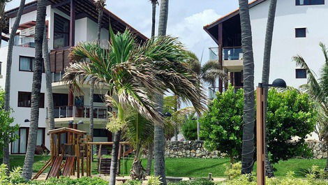 Duplex house overlooking the sea