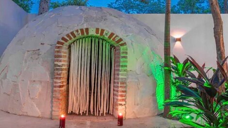 Estúdio c/piscina privada | Ginásio | Áreas verdes relaxantes