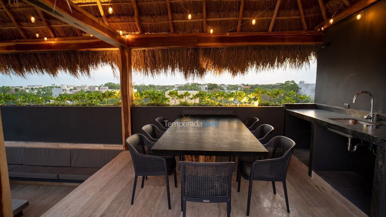 Apartamento para alquiler de vacaciones em Tulum (La Veleta)