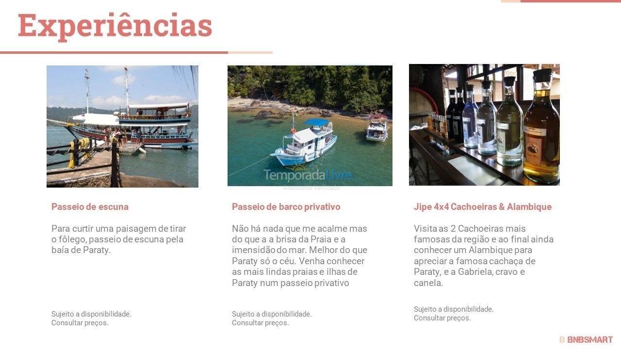 Apartamento para alquiler de vacaciones em Paraty (Rj Jabaquara)