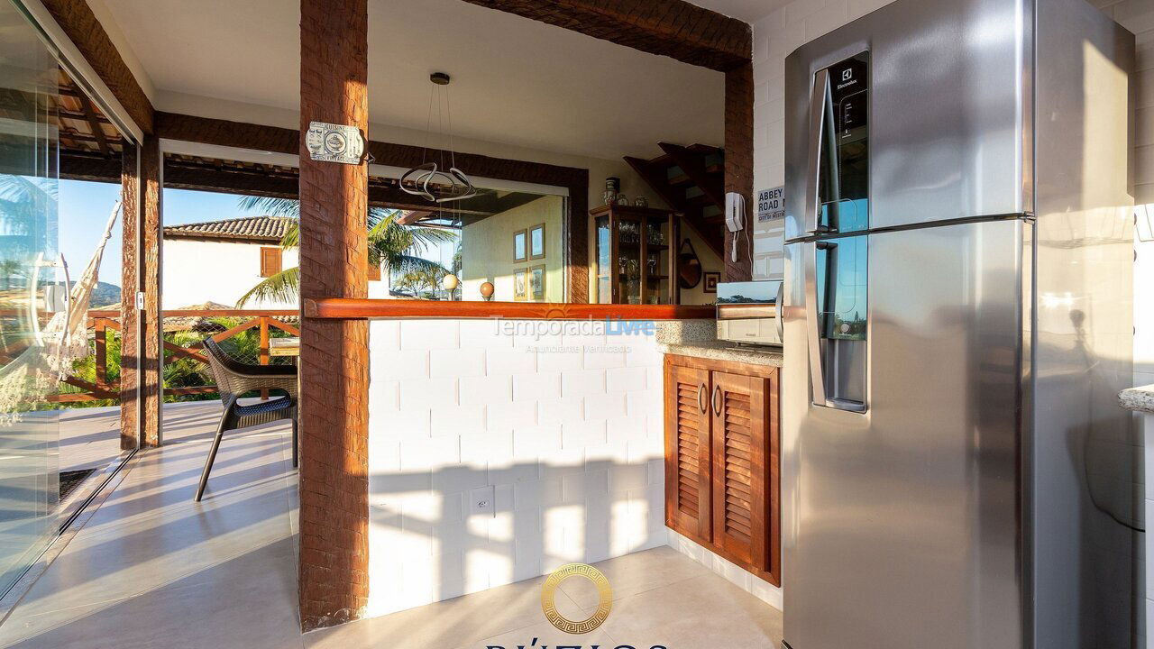 House for vacation rental in Armação dos Búzios (Geribá)