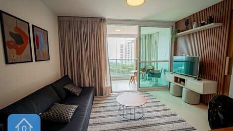 Apartamento de Alto Luxo 2/4 e Vista Mar na Barra