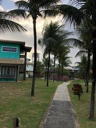 Apartamento com acesso a praia | Cond. Eco Resort Caju em Itacimirim