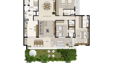 Mandara Kauai excepcional Apartamento Maison (148 m2)