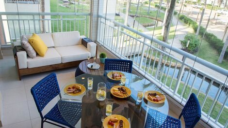 Golf Ville Apartamento de alto nivel 3 suites con balcón gourmet