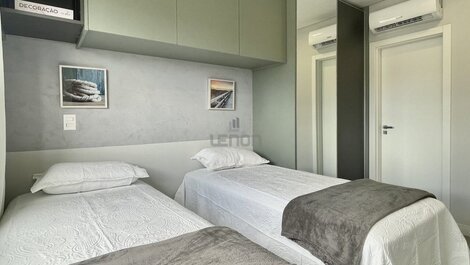 154 - Apartment Vista Mar with 02 suites in Canto Grande