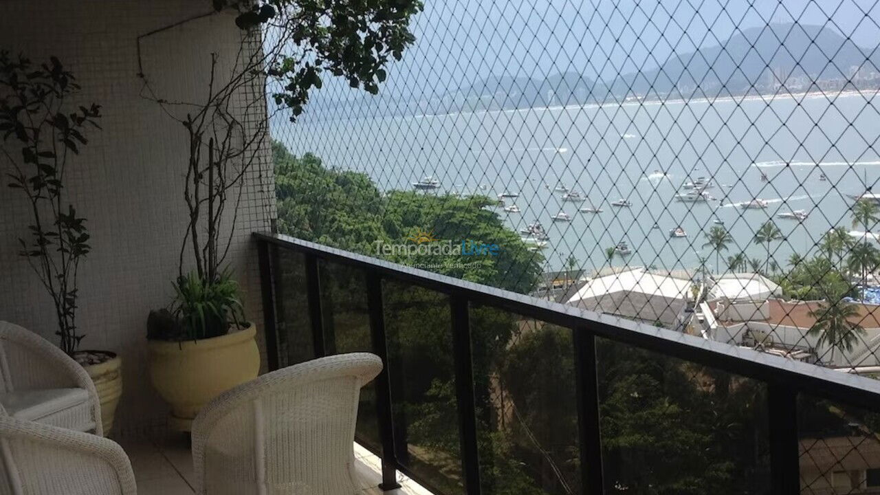 Apartamento para aluguel de temporada em Guarujá (Enseada)