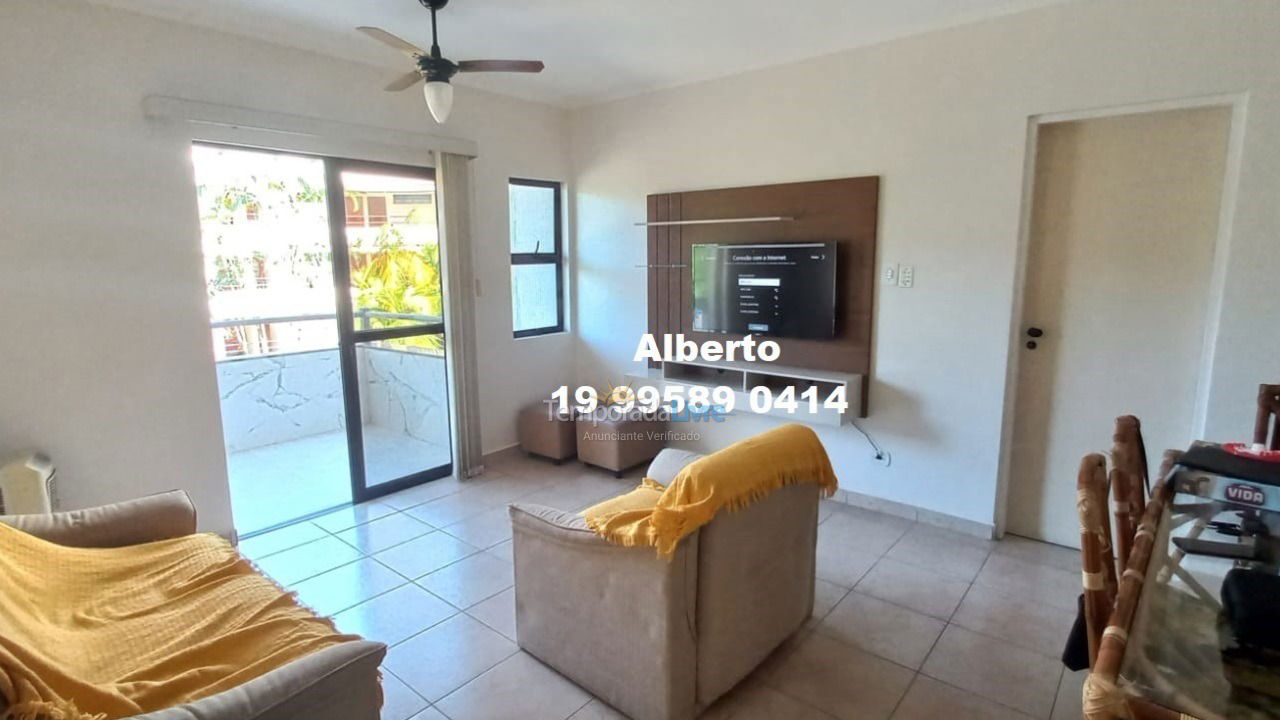 Apartment for vacation rental in Ubatuba (Praia do Tenório)