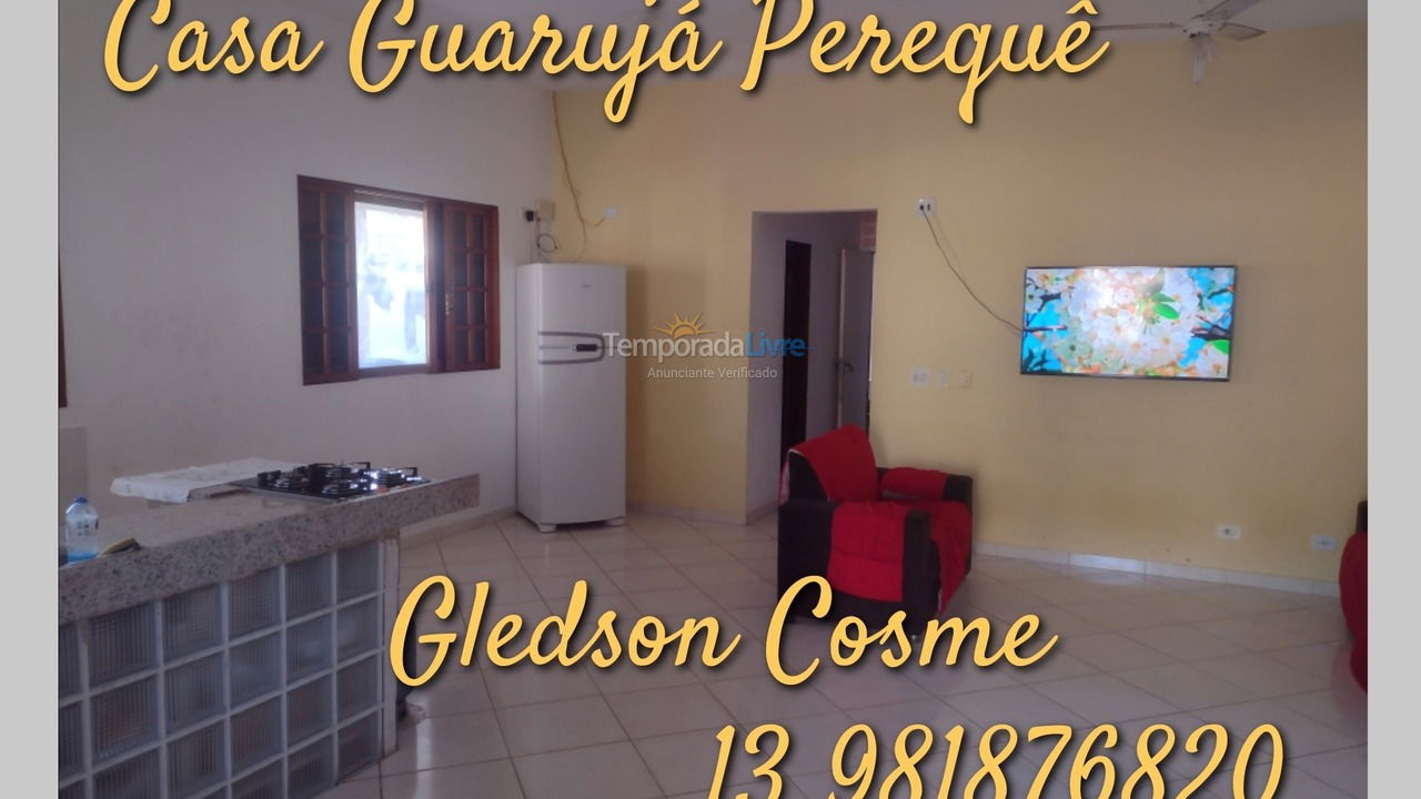 House for vacation rental in Guarujá (Pereque)