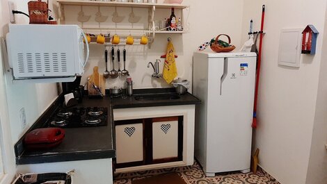 Churrasqueira e lareira para toda a família