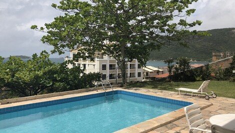 House with sea view, pool and air, 50 meters from the beach