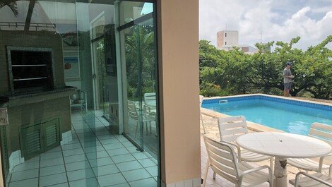 House with sea view, pool and air, 50 meters from the beach