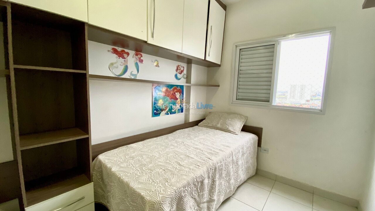Apartment for vacation rental in Praia Grande (Vila Mirim)