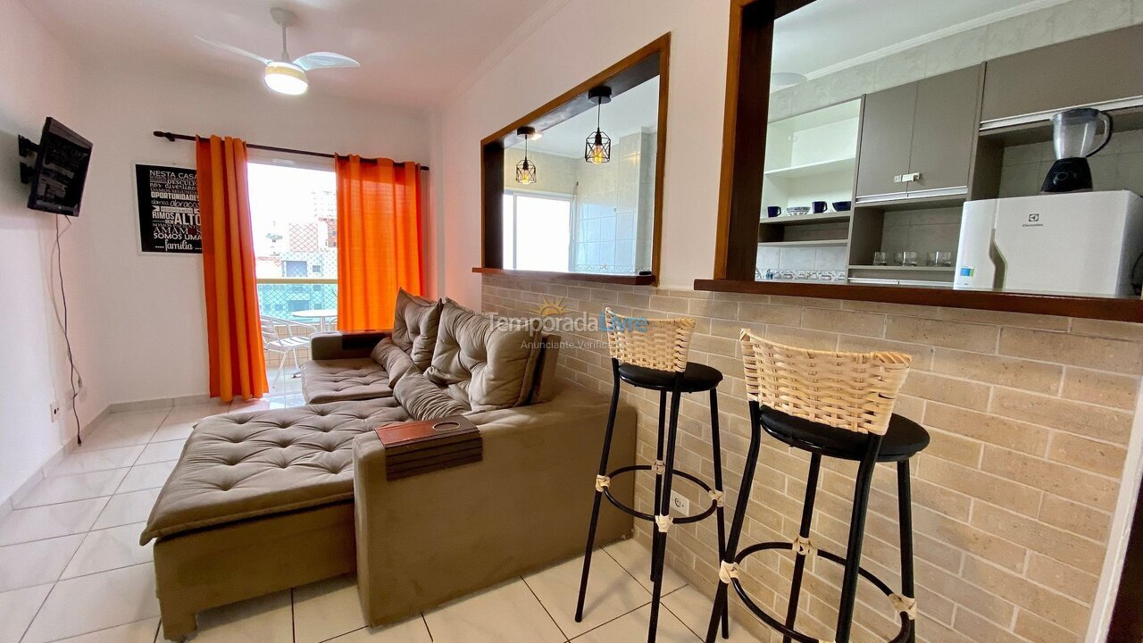 Apartamento para alquiler de vacaciones em Praia Grande (Aviação)