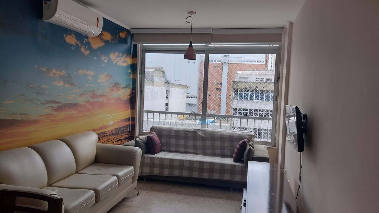 Apartamento para alquiler de vacaciones em Santos (Gonzaga)