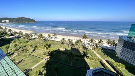 Cobertura pé na areia para temporada na Riviera de São Lourenço