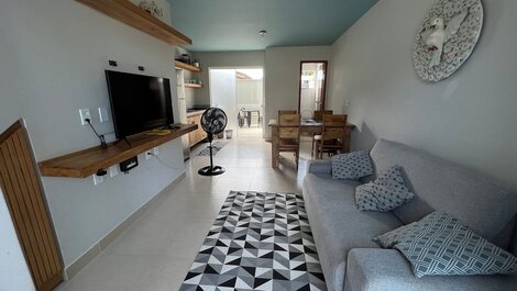 Duplex 2 quartos na orla de Porto Seguro