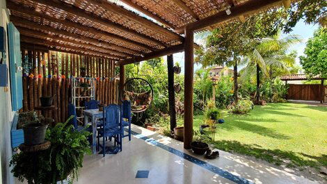 Casa con 4 suites para 10 personas en la playa de Guaiú