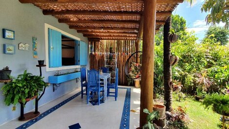 House with 4 suites for 10 people on the beach of Guaiú