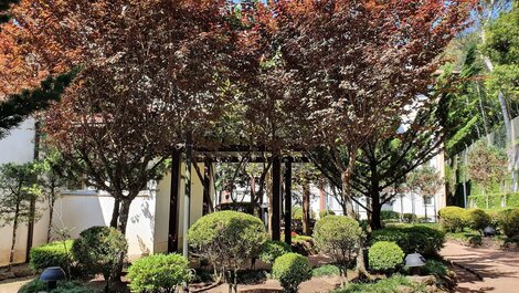 Apto no centro de Gramado com Piscina Térmica