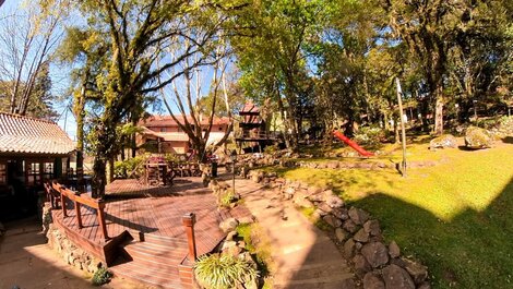 Apto no centro de Gramado com Piscina Térmica