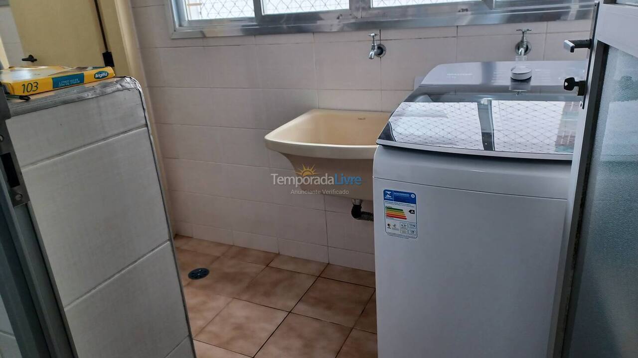 Apartment for vacation rental in Mongaguá (Vera Cruz)