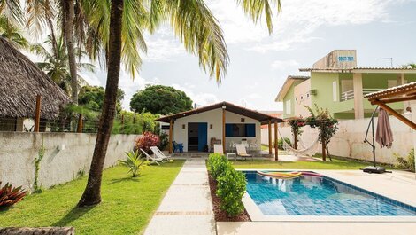 Maravillosa casa situada sobre la arena en Itamaracá