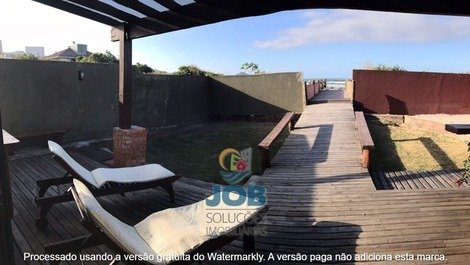 Charming Rustic House, right on the sand in Canto Grande Mar de Fora!