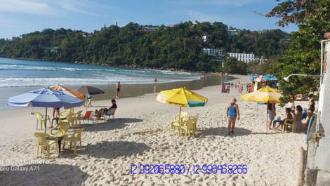 Apto P. das Toninhas, 6 pessoas, 150m da Praia, 2 Q- Ar Cond - Wi-Fi