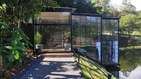 Glass house for rent with fishing included