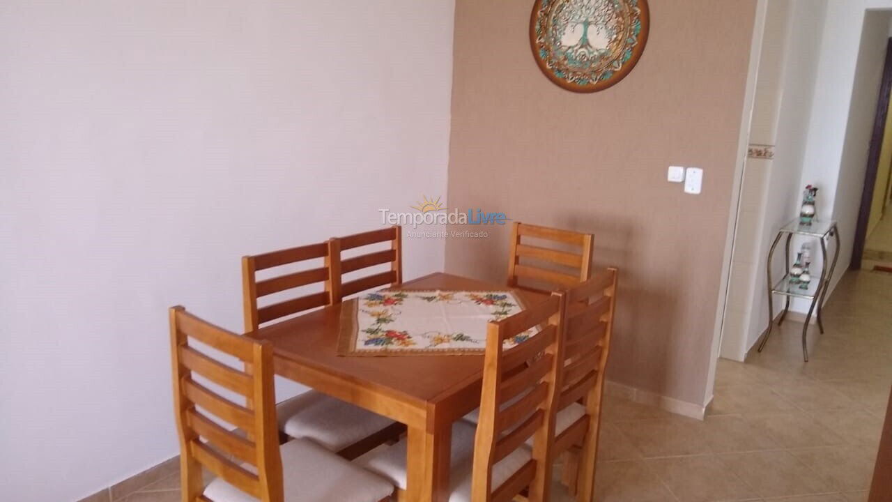 Apartment for vacation rental in Mongaguá (Jardim Agapeu)