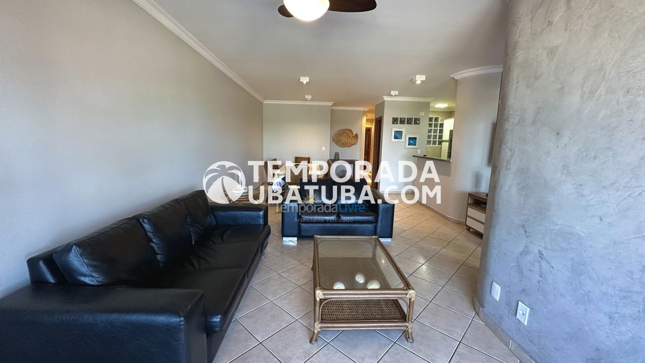 Apartamento para alquiler de vacaciones em Ubatuba (Praia Grande)