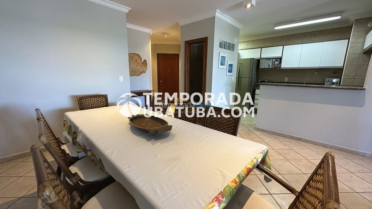 Apartamento para alquiler de vacaciones em Ubatuba (Praia Grande)