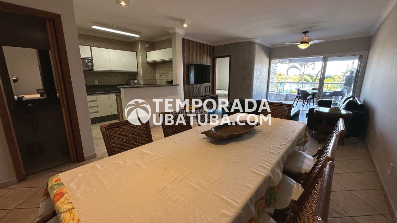 Apartamento para alquiler de vacaciones em Ubatuba (Praia Grande)