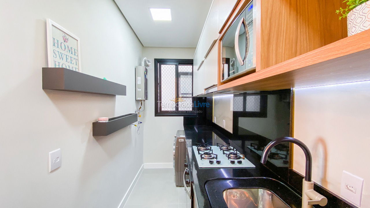Apartment for vacation rental in Governador Celso Ramos (Praia de Palmas)