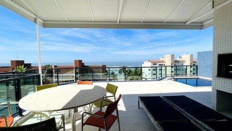 Beautiful penthouse, with panoramic views of the Riviera de São Lourenço.